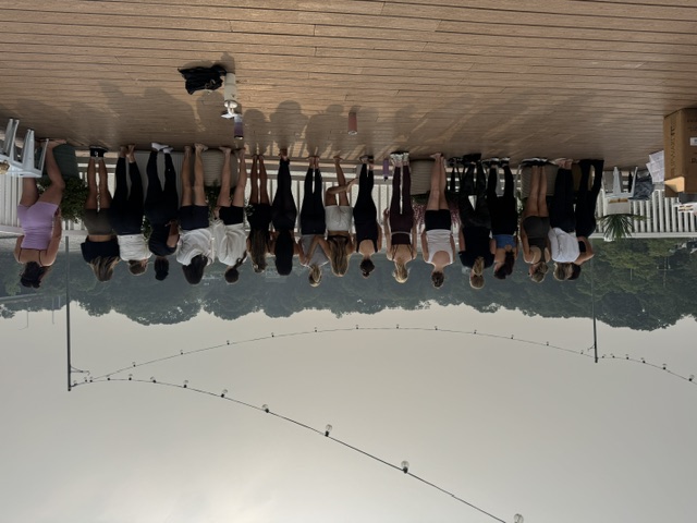 Guests facing the Saugatuck River